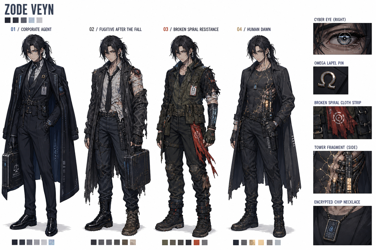 zode-highres-anime-costume-exploration-4sets